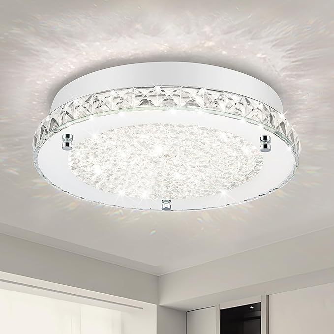 Ultra Thin LED Crystal Lamp Bedroom Ceiling Light