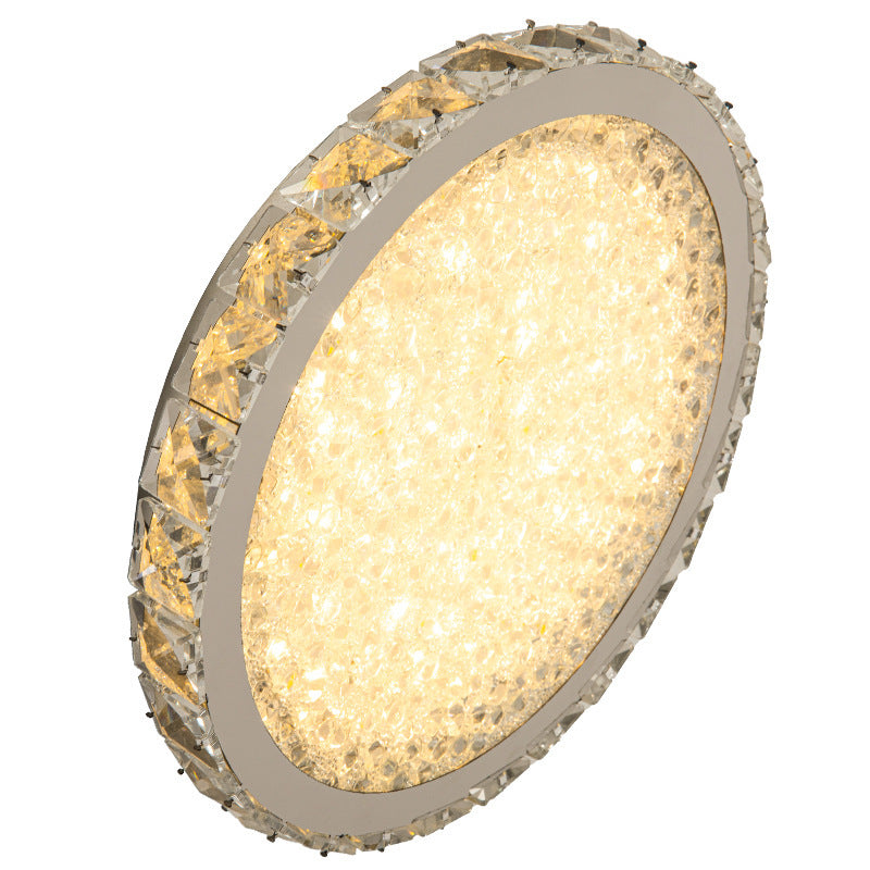 Ultra Thin LED Crystal Lamp Bedroom Ceiling Light